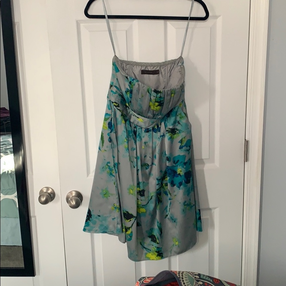 Strapless cocktail dress